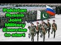 Pakistan-Russia Joint Military Exercise 24th Sep, to start at Cherat 